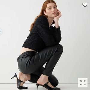 J. Crew Collection Leather Leggings